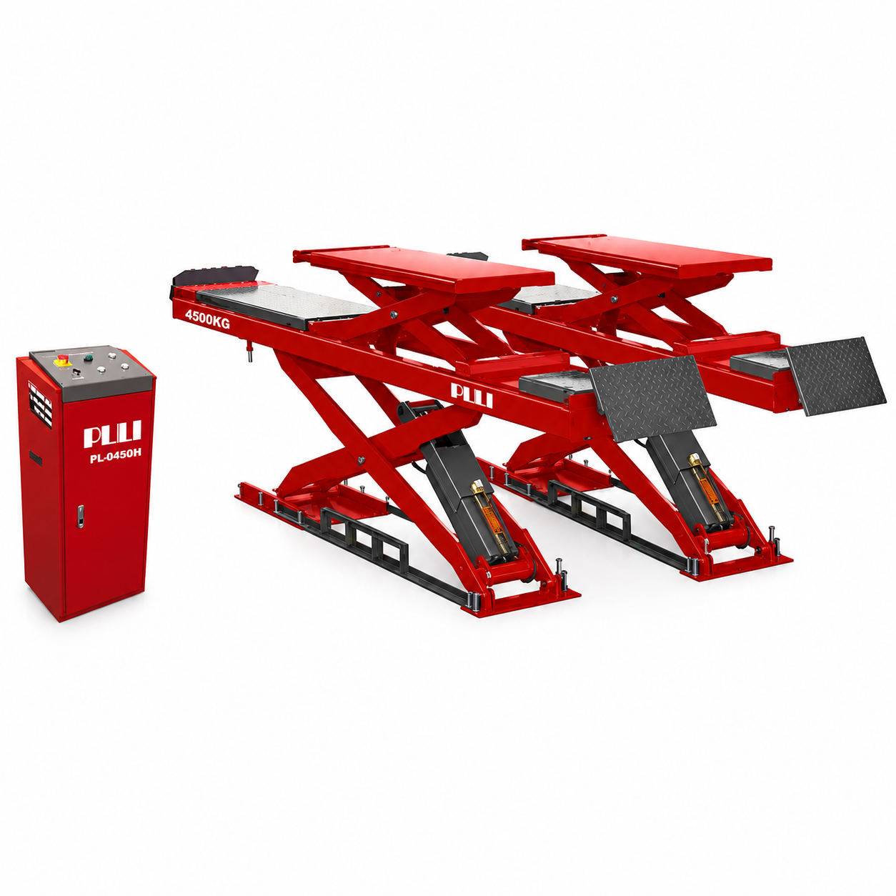 Double-level platform scissor lift 380V, 4.5 ton alignment lift - Launch SA