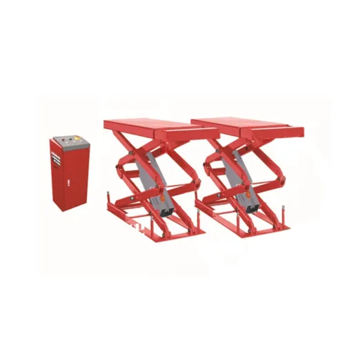 Small Full Rise Scissor Lift flush-mounted with control cabinet - Launch SA
