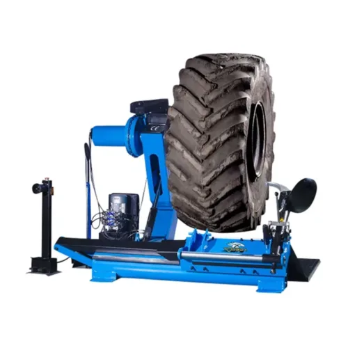 LT-690 truck tyre changer handling large agricultural tyre - Launch SA