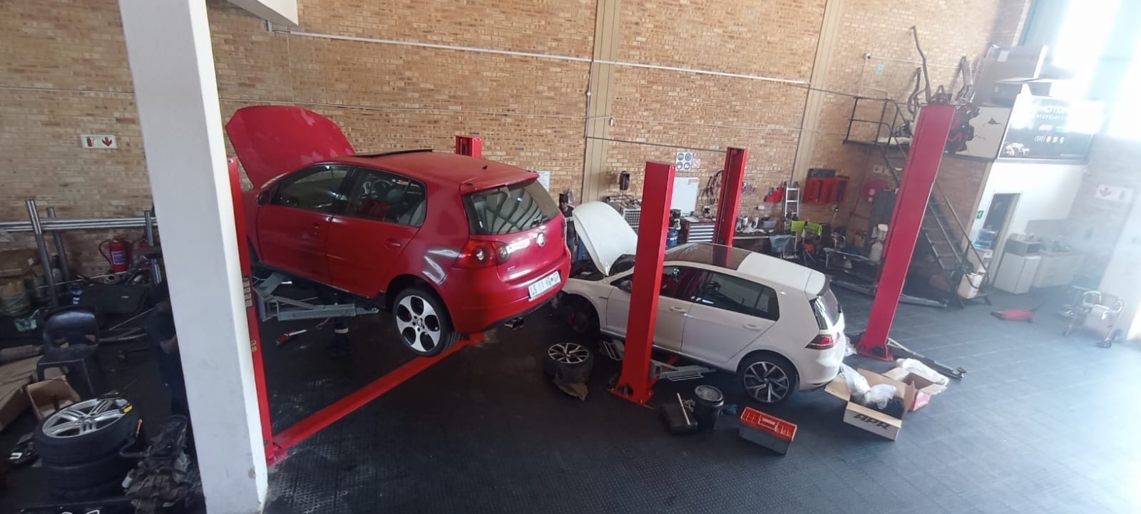 VAG Motorsports North Riding 4 2 POST LIFT Installation at VAG Motorsports North Riding