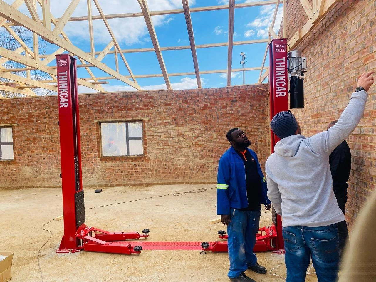 Vickys Autohaus Pretoria Upgrades Workshop with a 2 Post Lift Installation